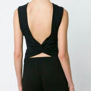 Alexander Wang Open Back Twisted Tank Top